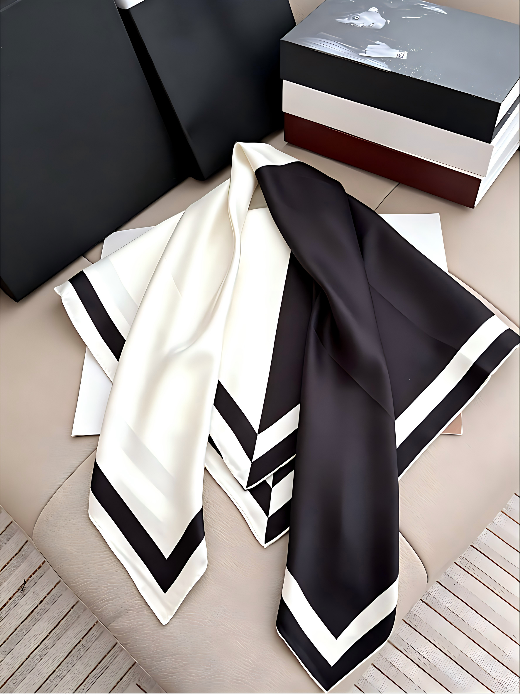 Travel Accessories Gift Ideas - Soft Plaid Scarf for Women, Spring