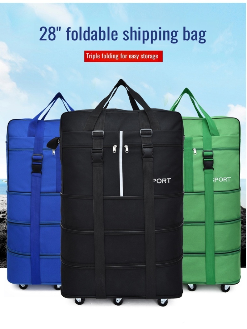Travel Accessories Overseas - Large Capacity Foldable Travel Bag, 158-Inch