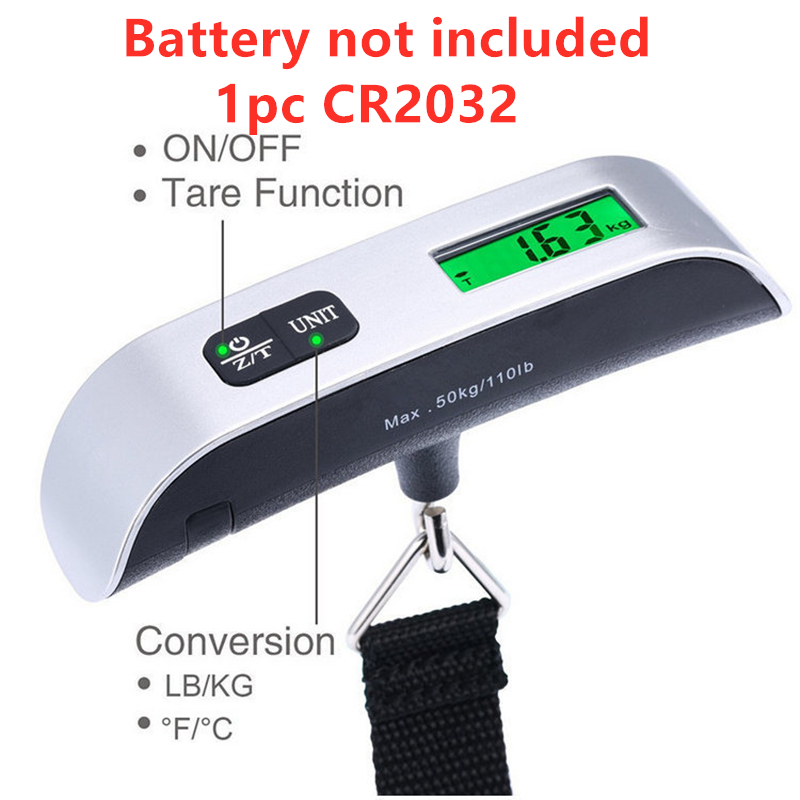 Travel Accessories Display - Portable Scale Digital LCD Display 110lb/50kg