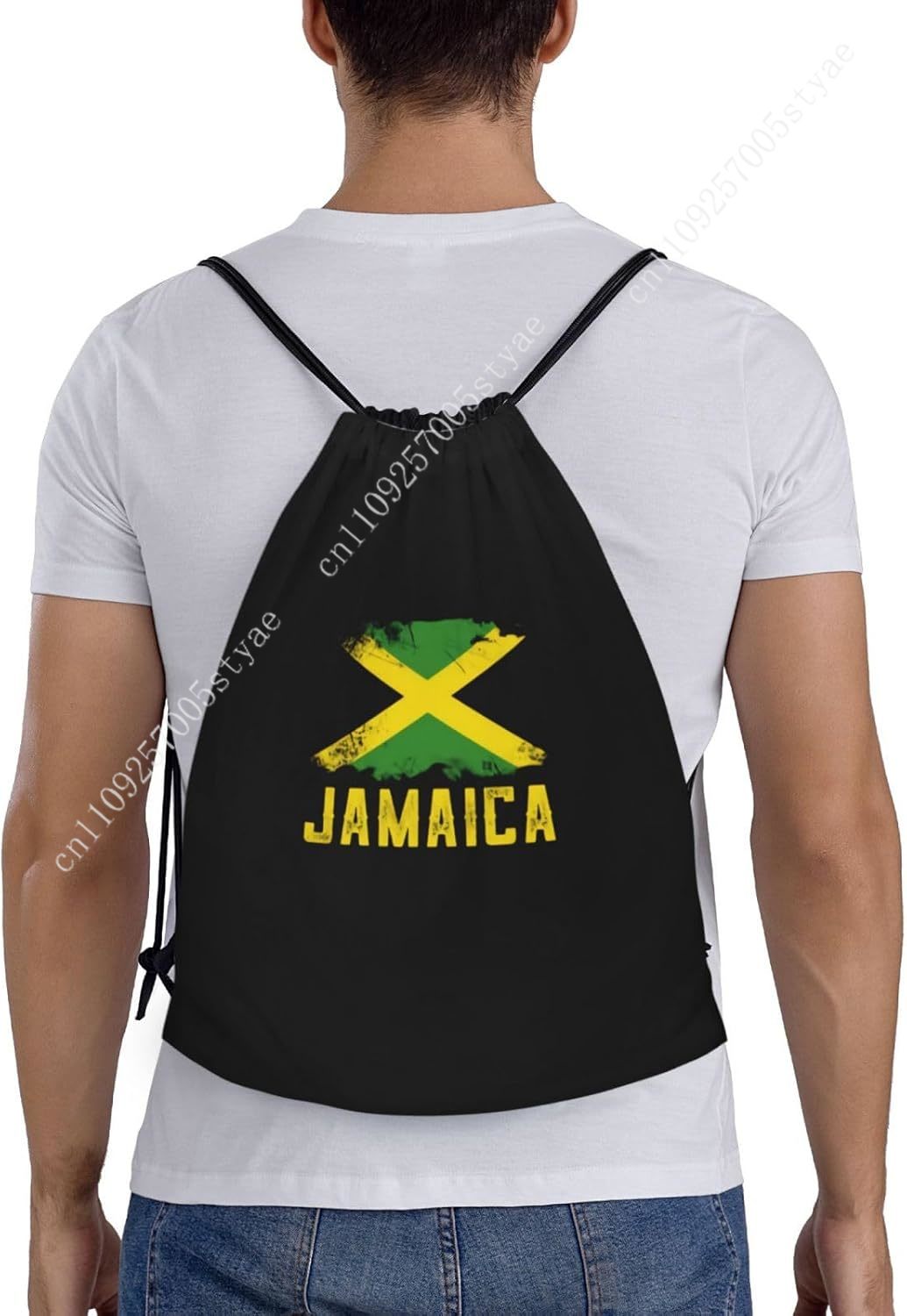 Jamaica Flag Drawstring Bag Ba - огляд і ціна Travel Yoga Accessories