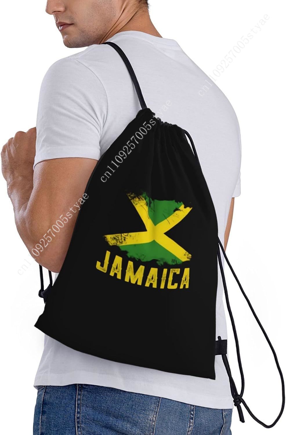Jamaica Flag Drawstring Bag Ba - огляд і ціна Travel Yoga Accessories
