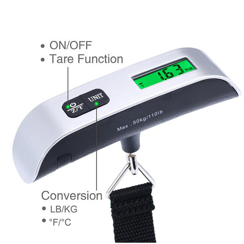 10g-50kg Portable Scale Digita - огляд і ціна Travel Accessories Display