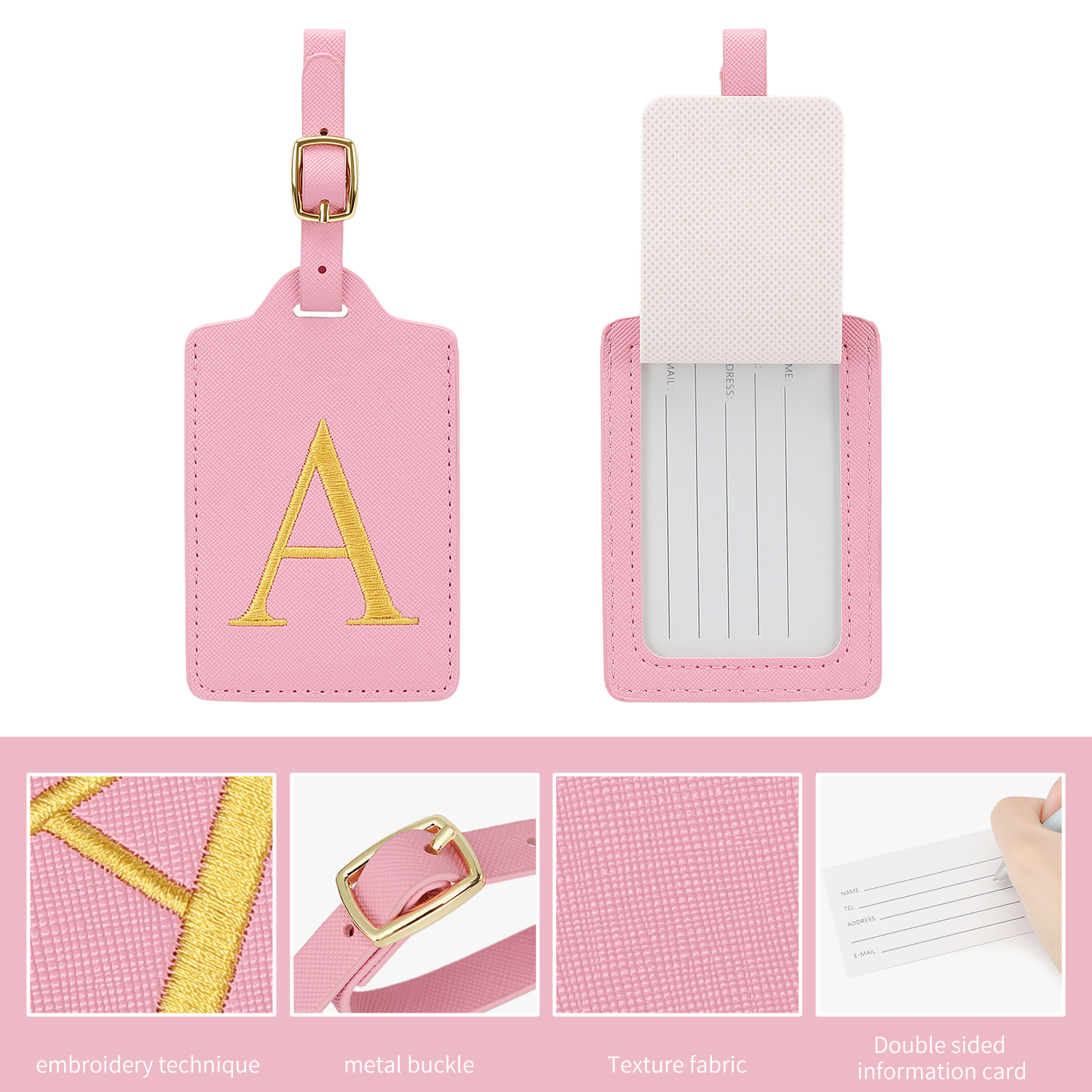 MIYIN 26 letters Luggage Tags  - огляд і ціна Luggage Tag Leather