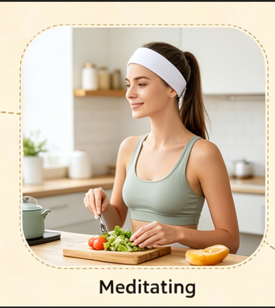 Women White Elastic Yoga Headb - огляд і ціна Travel Yoga Accessories