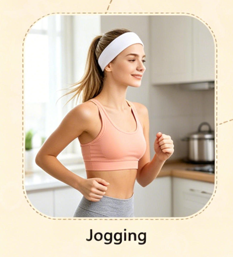 Women White Elastic Yoga Headb - огляд і ціна Travel Yoga Accessories