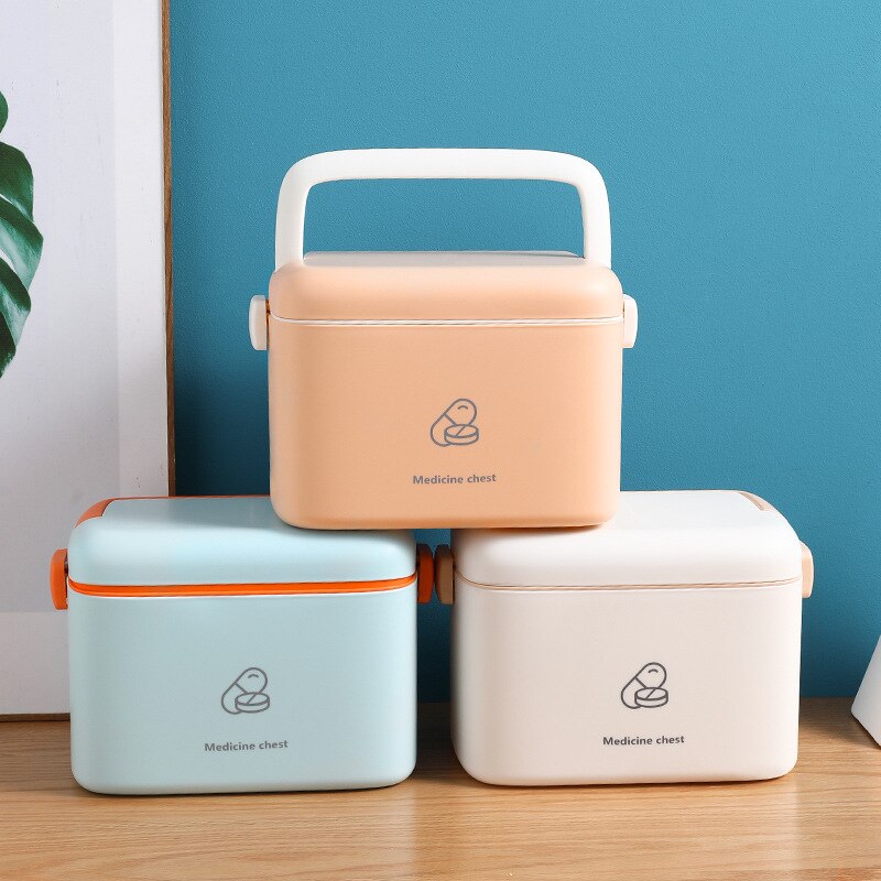 Portable Plastic Medicine Box  - огляд і ціна First Aid Travel Kit