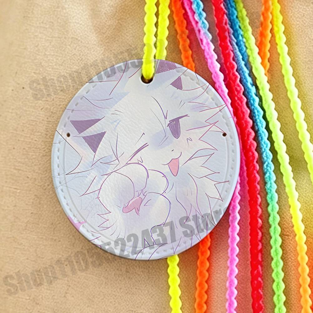 Cute B-boykisser Silly Cat Cre - огляд і ціна Luggage Tag Leather