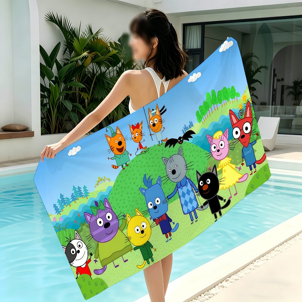 Cartoon Kid-E-Cats Towel Bleac - огляд і ціна Travel Yoga Accessories