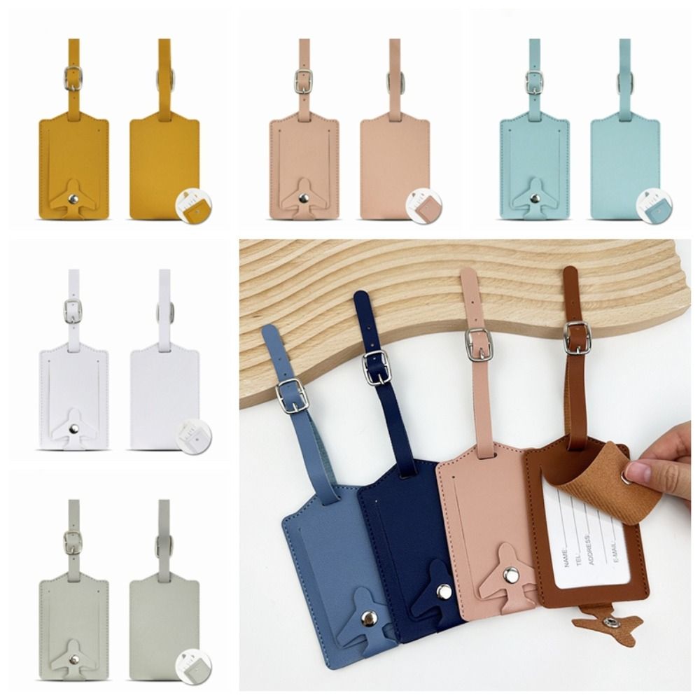 Durable PU Leather Luggage Tag - огляд і ціна Luggage Tag Leather