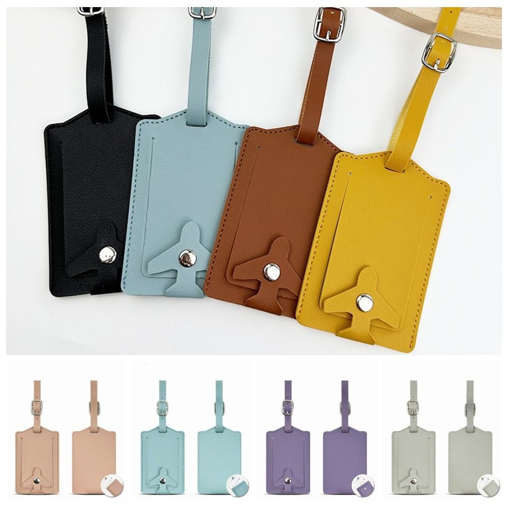 Durable PU Leather Luggage Tag - огляд і ціна Luggage Tag Leather