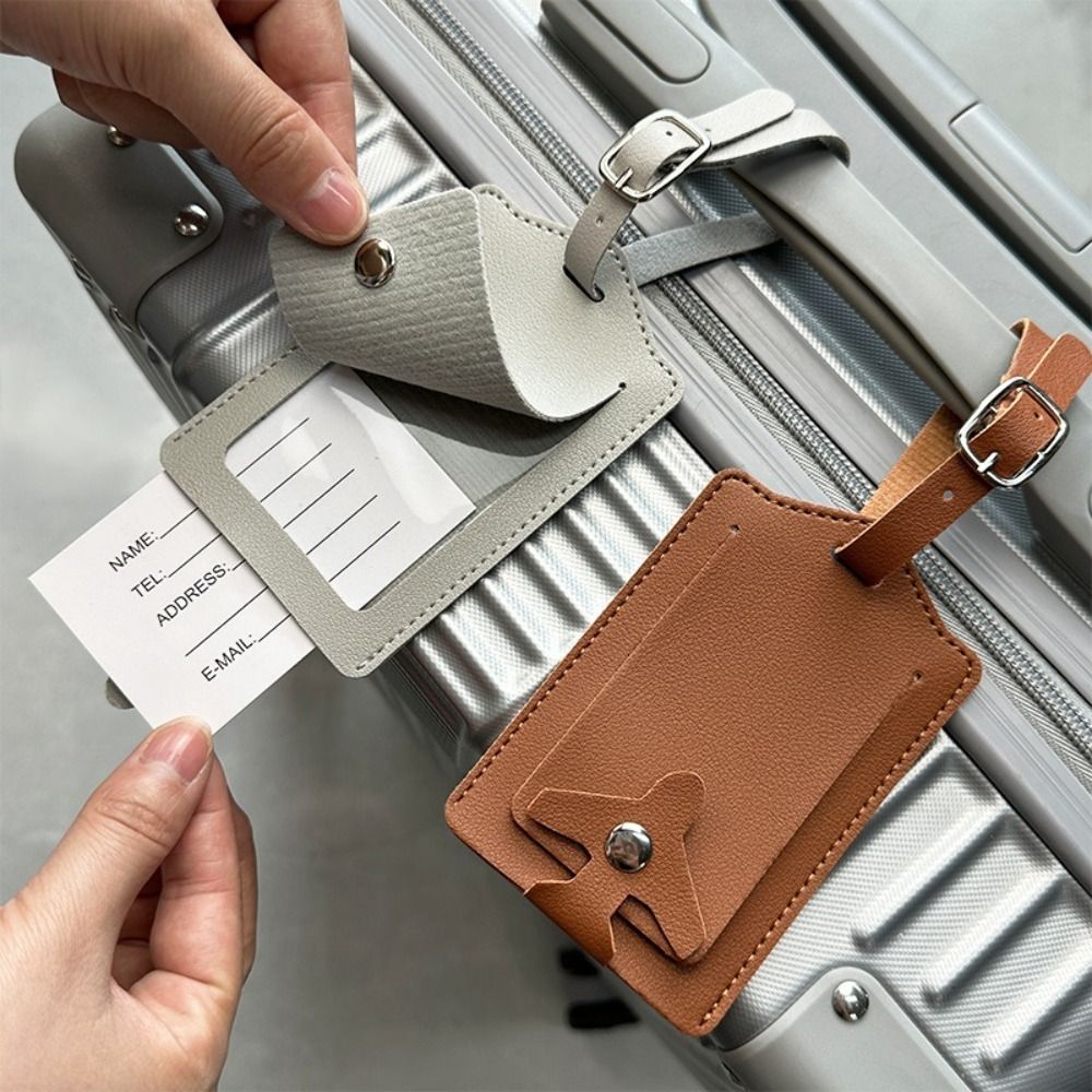 Durable PU Leather Luggage Tag - огляд і ціна Luggage Tag Leather