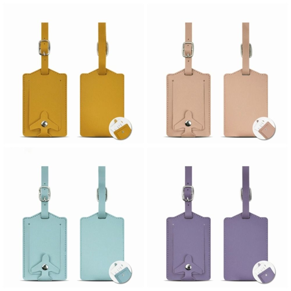 Durable PU Leather Luggage Tag - огляд і ціна Luggage Tag Leather
