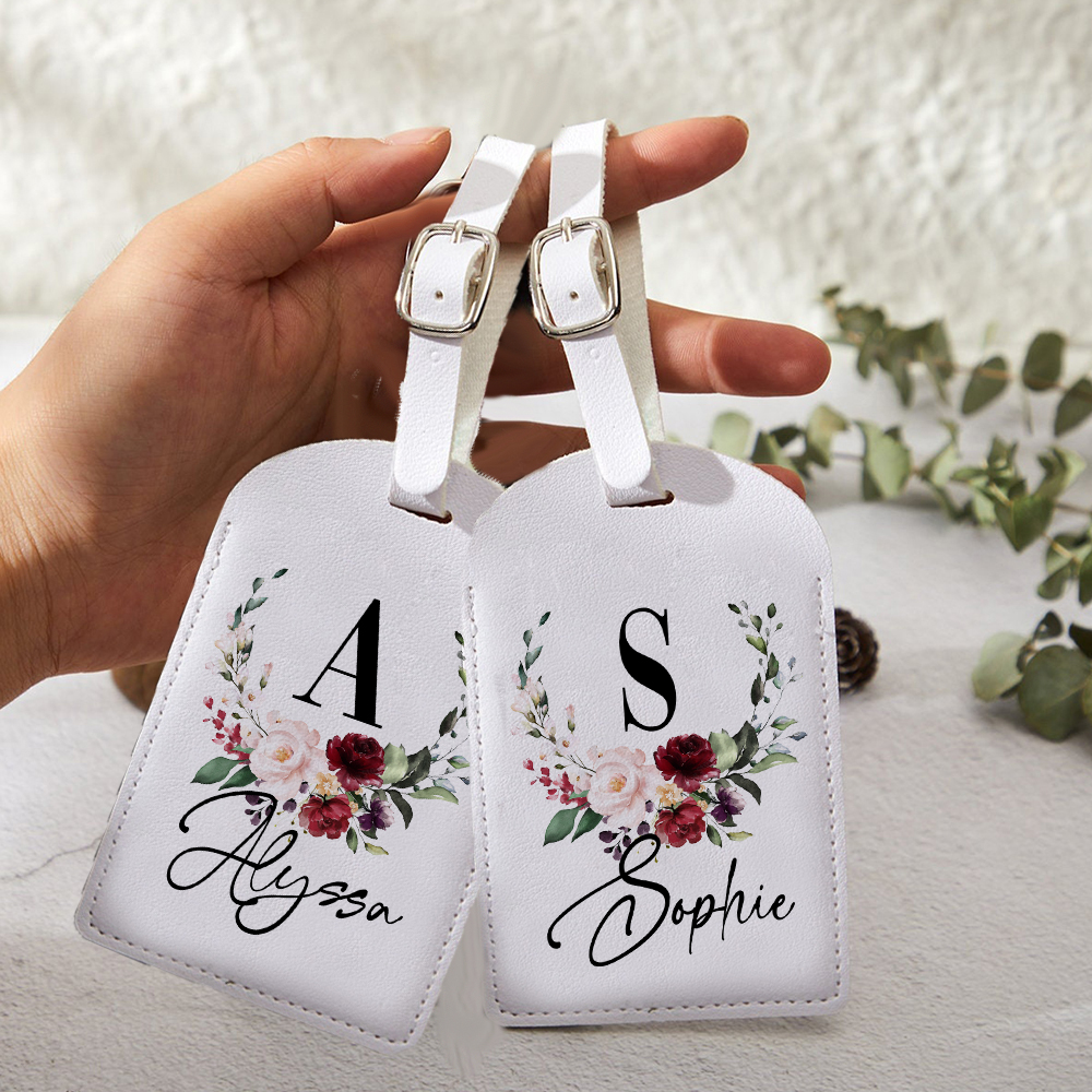 Personalised Pu Leather Luggag - огляд і ціна Luggage Tag Leather