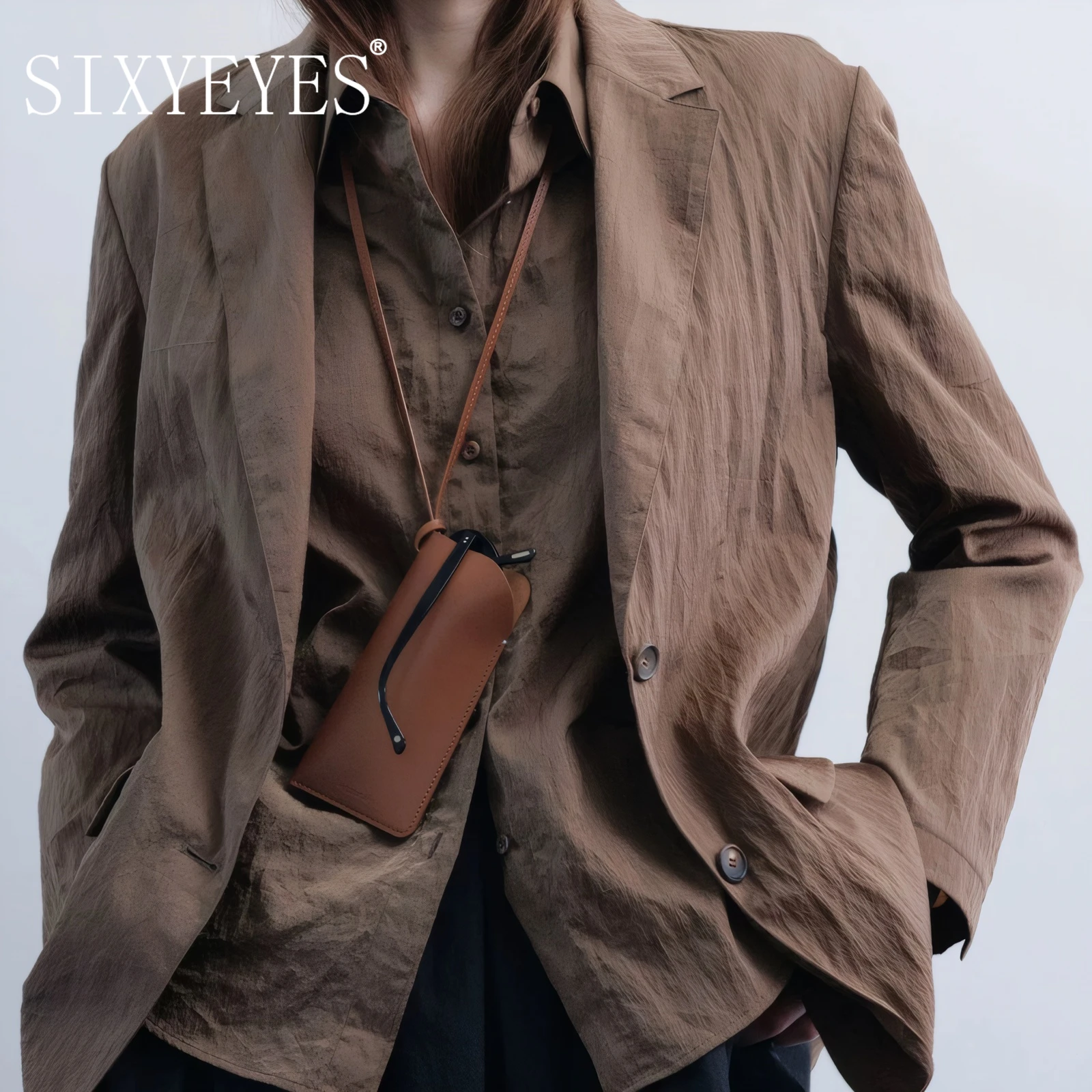 INS Fashion PU Leather Glasses - огляд і ціна Travel Accessories Gifts For Men