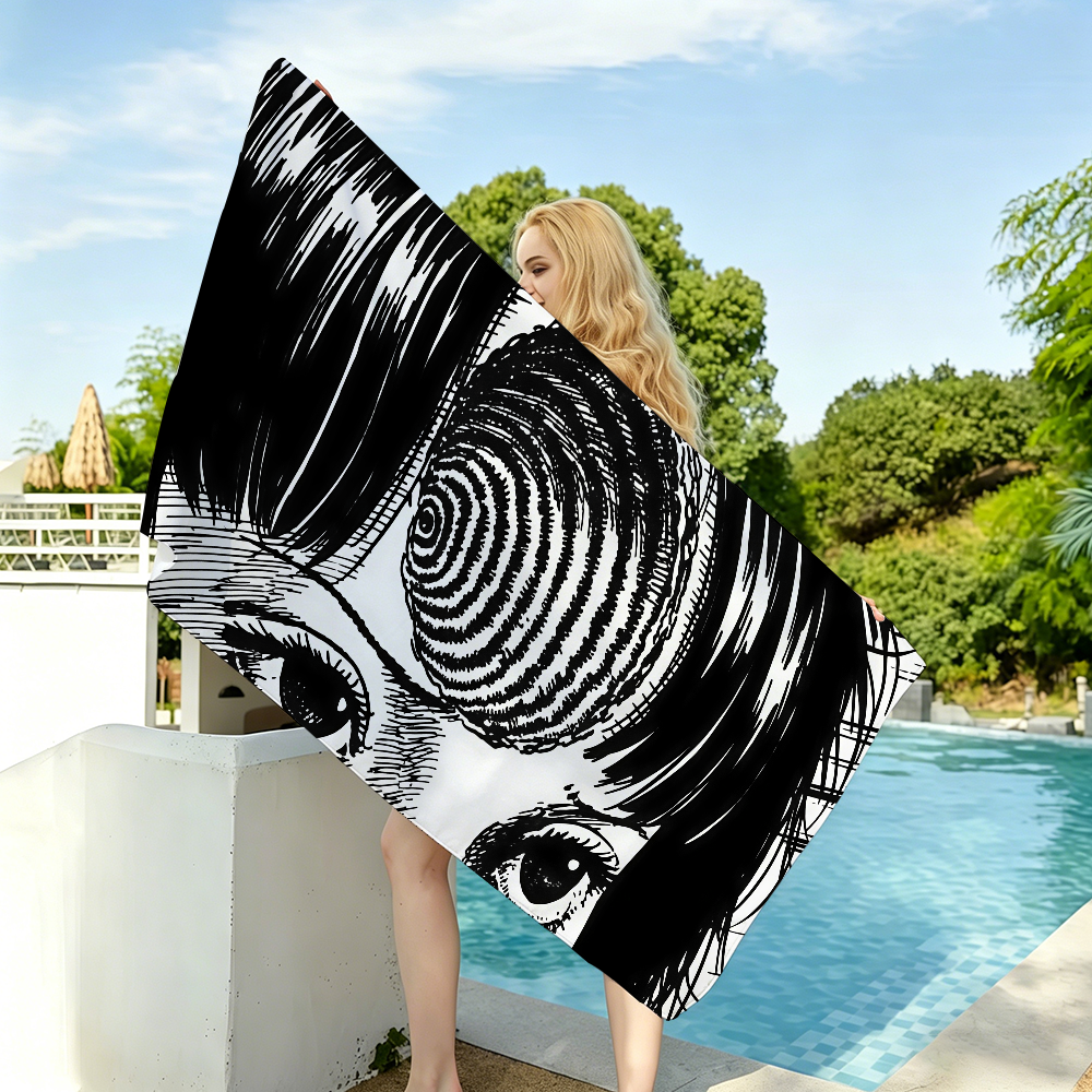 Art Junji Ito Towel Beach Towe - огляд і ціна Travel Yoga Accessories