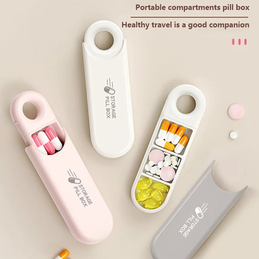 Portable Colorful 3 Spaces Med - огляд і ціна First Aid Travel Kit