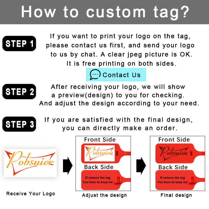 100Pcs Custom Logo Tag Zip Tie - огляд і ціна Reusable Zip Bag