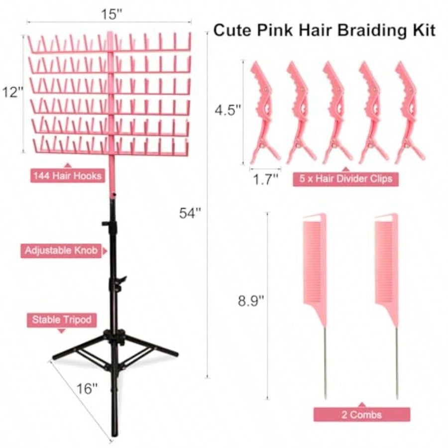 29pcs Pink Girly Hair Accessor - огляд і ціна Travel Accessories Display