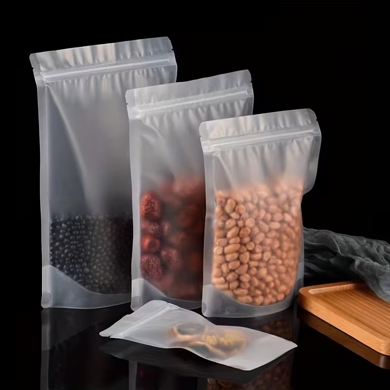 Frosted Clear Ziplock Bag Food - огляд і ціна Reusable Zip Bag