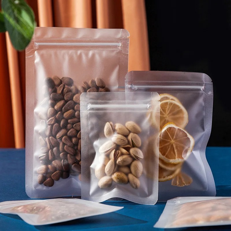 Frosted Clear Ziplock Bag Food - огляд і ціна Reusable Zip Bag
