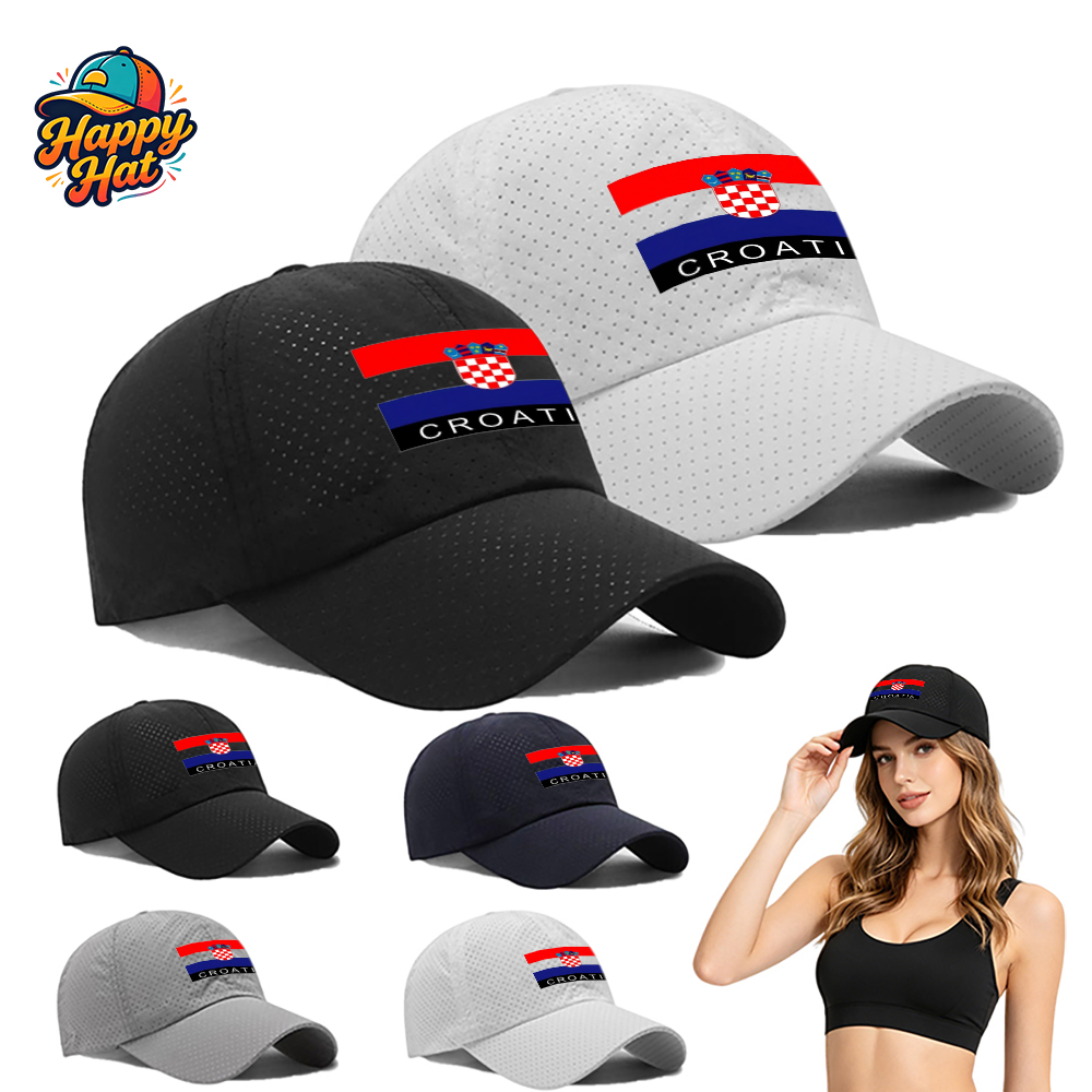 1PC Croatia Flag Baseball Cap  - огляд і ціна Travel Accessories Gifts For Men