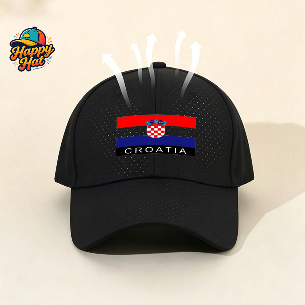 1PC Croatia Flag Baseball Cap  - огляд і ціна Travel Accessories Gifts For Men