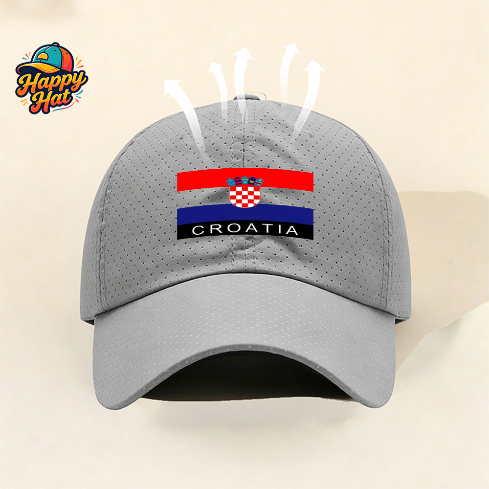 1PC Croatia Flag Baseball Cap  - огляд і ціна Travel Accessories Gifts For Men