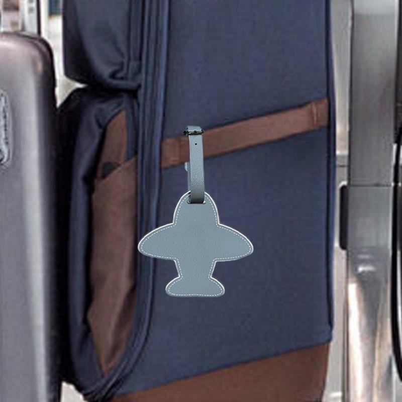 Suitcase Tags Airplane Travel  - огляд і ціна Luggage Tag Leather