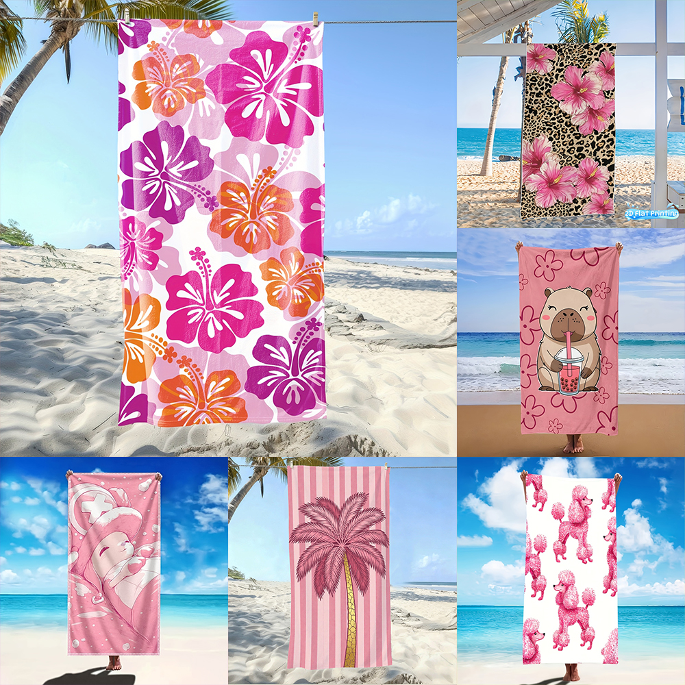 1PC Tropical Floral Beach Towe - огляд і ціна Travel Yoga Accessories