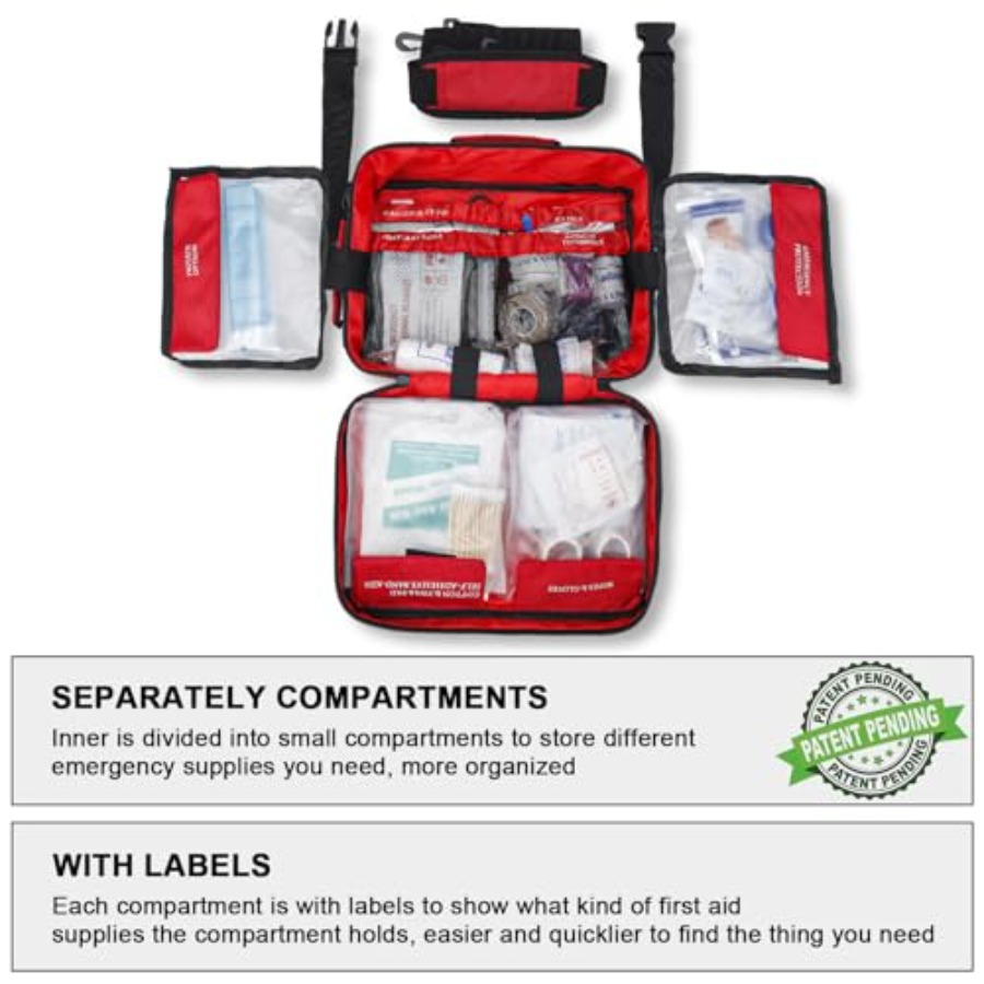 Premium 420 Piece Large First  - огляд і ціна First Aid Travel Kit