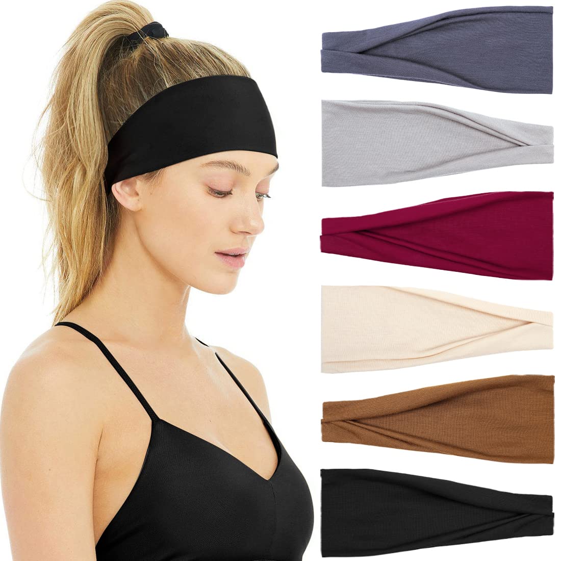 Headbands for Women Non Slip S - огляд і ціна Travel Yoga Accessories