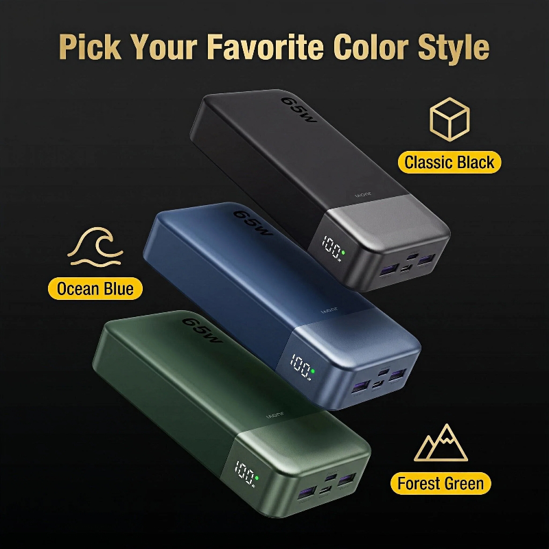 JUOVI 20000mAh Power Bank 65W  - огляд і ціна Travel Accessories Display
