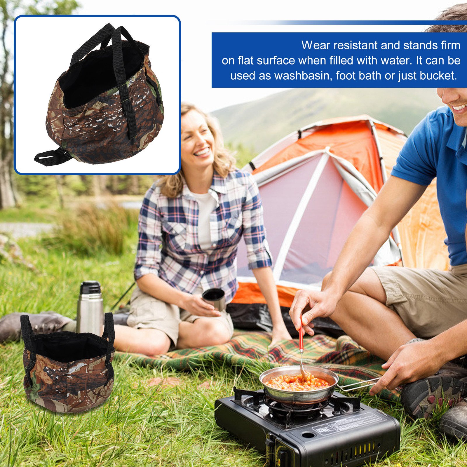 Portable Collapsible Water Bas - огляд і ціна Travel Accessories Gift Ideas