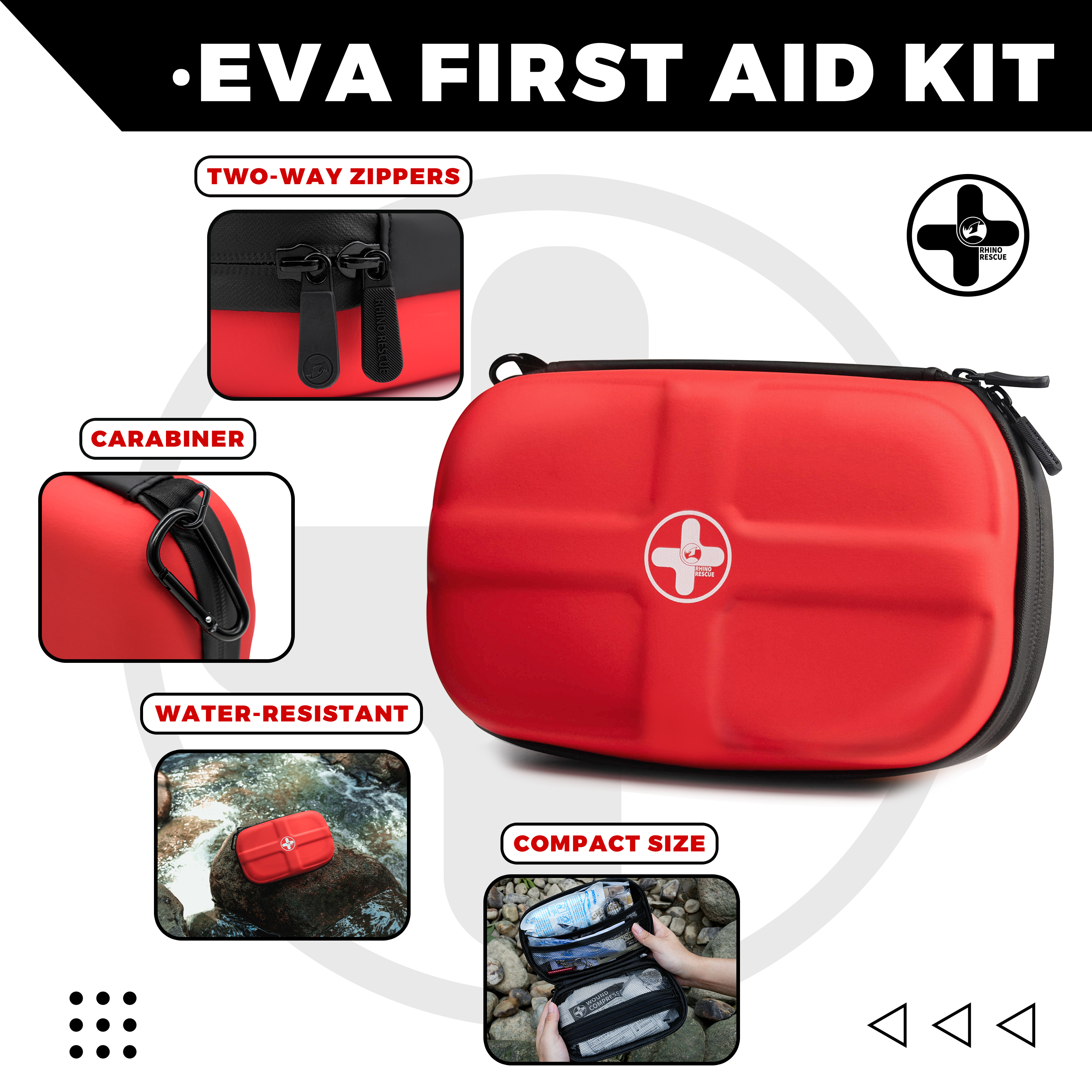 RHINO RESCUE Mini First Aid Ki - огляд і ціна First Aid Travel Kit