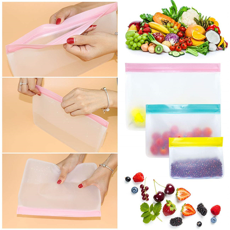 Reusable Food Storage Bag Upgr - огляд і ціна Reusable Zip Bag