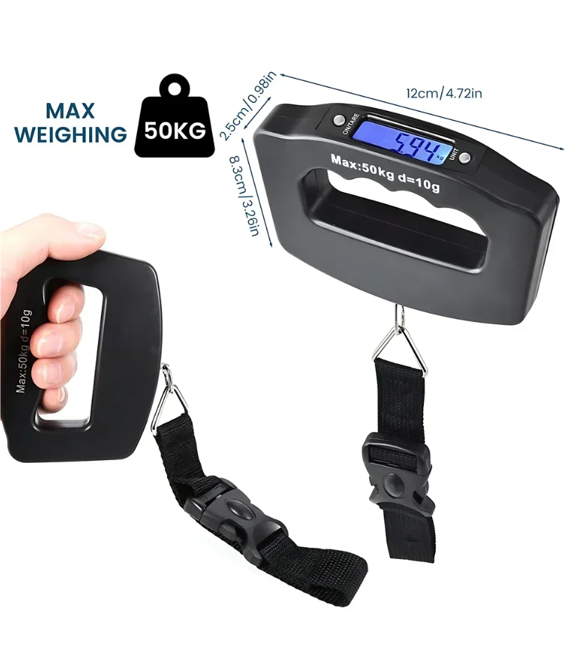 50kg Digital Luggage Scale Por - огляд і ціна Travel Accessories Display