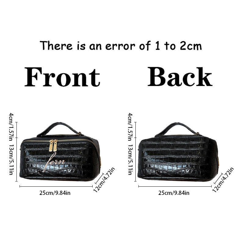 Embroidered Croc Makeup Bag Pe - огляд і ціна Travel Accessories Gift Ideas